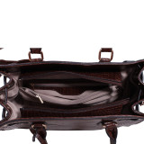 Flair N’ Square Croc Tote