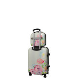 Flower Bloom 4-piece Lightweight Hardside Spinner Luggage Set