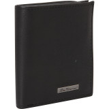 "Brick Lane" Collection Leather Slim Square Passcase Bi-Fold Wallet