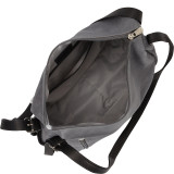 Top-Zip Shoulder Bag