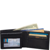 Outback Collection: Men's Large Classic Billfold Wallet with Removable Passcase