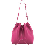 PUR Saffiano Drawstring Bucket