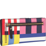 Cedar Street Flag Stripe Stacy Wallet