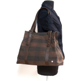 Crescent Waxed Tote