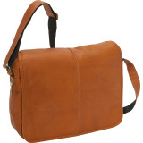 Flap Over Laptop Messenger w/ Back Trolley Pocket