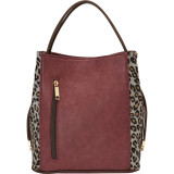 Classic Convertible Handbag - Cheetah Haircalf