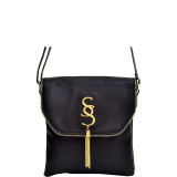 Double Pocket Tassel Messenger Bag