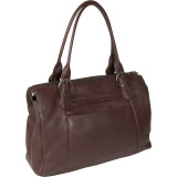 Twin Handle Zipper Satchel