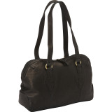 E/W Top Zip Satchel Bag