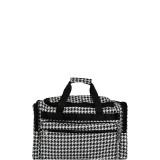 Houndstooth 19" Shoulder Duffle Bag