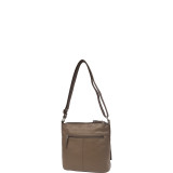 Mixed Media Leather Crossbody