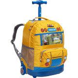 School Bus Kids Rolling Backpack (Kids ages 4-8)