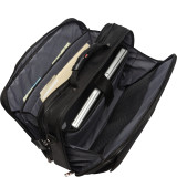 Double Compartment Laptop Briefcase (w/ RFID Secure Pocket)