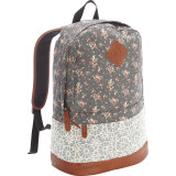 Strawberry Printed With Lace On Cotton Laptop Backpack