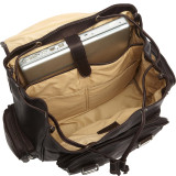 Double Loop Flap-Over Laptop Backpack
