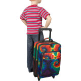 Kids Tie Dye Luggage and Backpack Set With Integrated Cooler