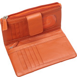 Ladies RFID Secure Clutch Wallet