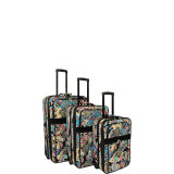 Multi Paisley 3-Piece Expandable Upright Luggage Set