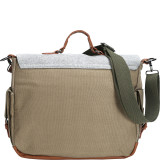 Tri-Color Messenger bag with Laptop Compartment