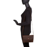 Cowhide Leather Slim Shoulder Bag