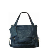 Jumbo Cosimo Crunched Leather Tote