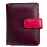 Multi Colored Small Soft Leather Ladies Wallet & Purse
