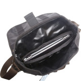 Lorimer Matte Vinyl Messenger Bag (M)