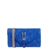 Weaving Pattern Faux Leather Clutch