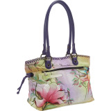 Hand Painted Large Drawstring Shopper