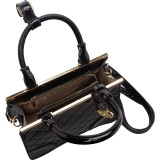 Shiny Quilted Small Satchel Bag