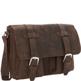 Full Grain Leather Casual Messenger Bag