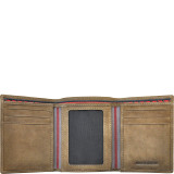 Double Steal Trifold Wallet