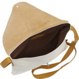 Cross Body in Canvas and Leather
