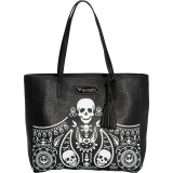 Embossed Bandana Tote With Tassels