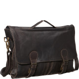 Soft Leather Laptop Messenger Bag and Brief