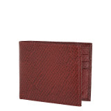 RFID Blocking Men's Bi-Fold Leather Wallet