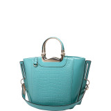 Tressa Croco-Embossed Shoulder Tote