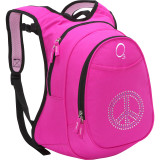 Kids Pre-School Peace Backpack with Integrated Lunch Cooler