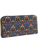 Bright Sugar Skull Printed Pebble Wallet