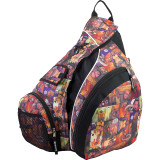 Comic Print Trap Backpack