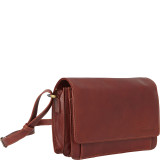 EW Half Flap Multi Compartment Organizer Crossbody