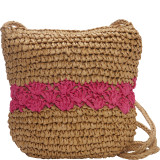 Color Block Crochet Crossbody