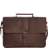 Till Death Do Us Port - Colombian Leather Laptop Briefcase