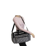 Greek Key 16" Shoulder Duffle Bag