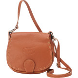 Soft Italian Leather Saddle Bag