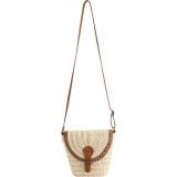 Woven Straw Crossbody Bag