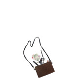 Waxed Canvas Crossbody Clutch