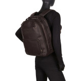 Premium Leather 15.6" Laptop Backpack