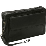 Cashmere Large Wrist Bag with Removable Wrist Strap