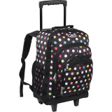 Patterned Wheeled Backpack